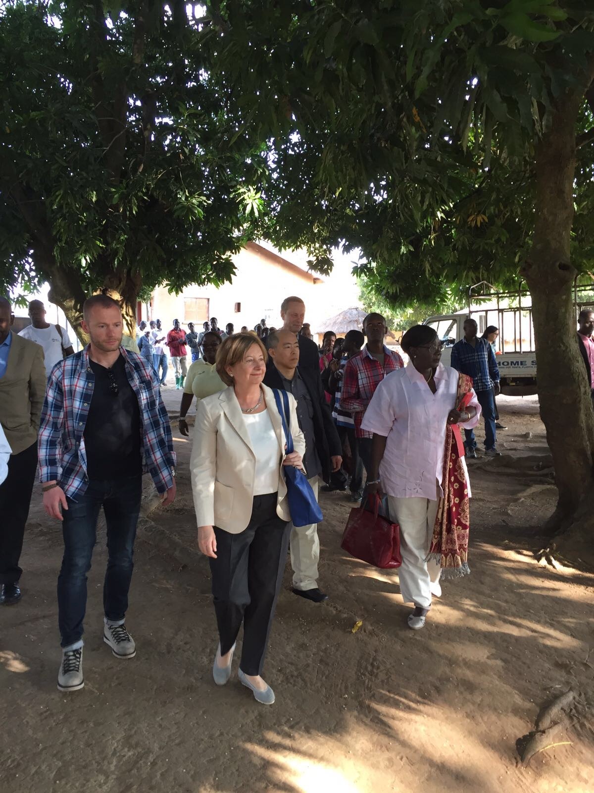 A President, a mosquito net and a journey on foot: The making of an outreach event