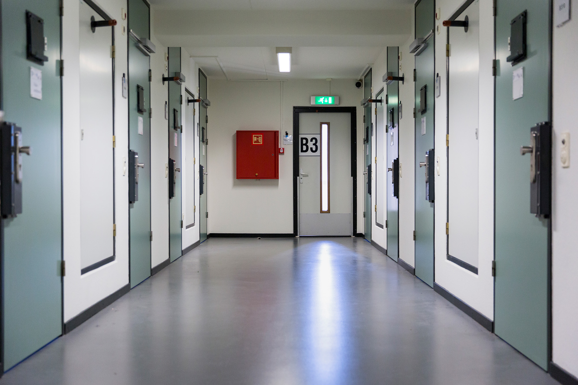 We in Security relax once the suspect is safely in the Detention Centre in The Hague