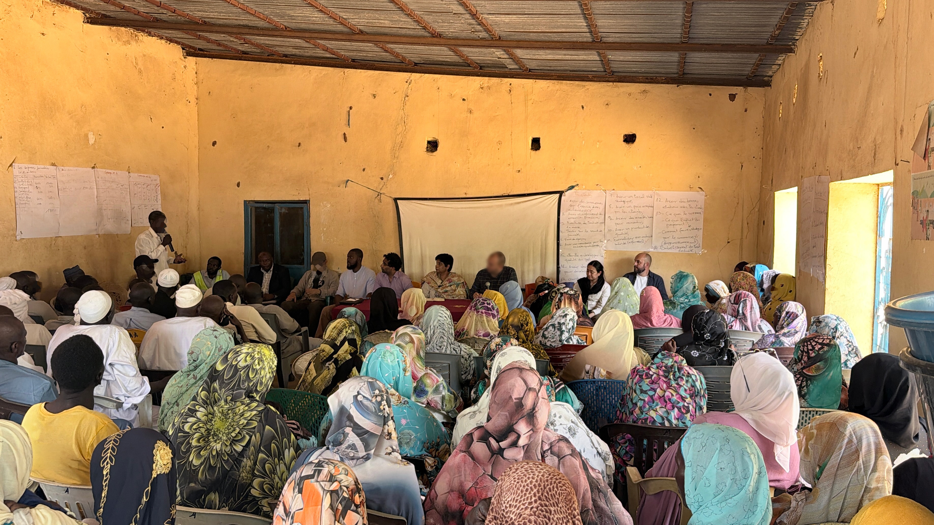 ICC Deputy Prosecutor Nazhat Shameem Khan visiting a refugee camp in Goz Beida, eastern Chad, to meet with victims of alleged crimes in Darfur, Sudan. Photo: ICC-CPI