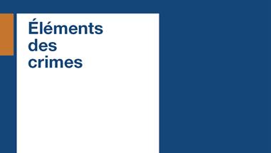 Elements of Crimes