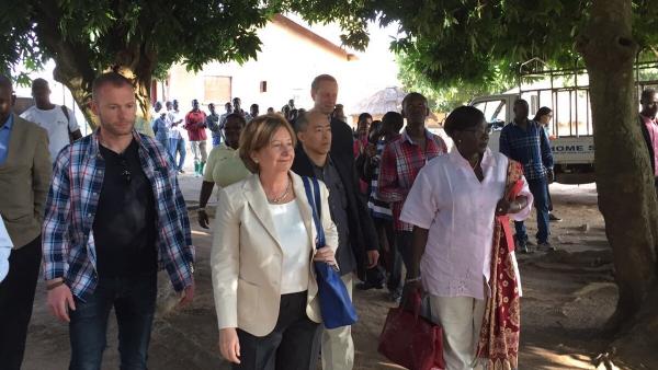 A President, a mosquito net and a journey on foot: The making of an outreach event