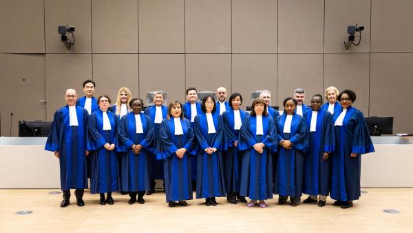 The ICC's 18 judges are elected by the Assembly of States Parties for their qualifications, impartiality and integrity, and serve 9-year, non-renewable terms.