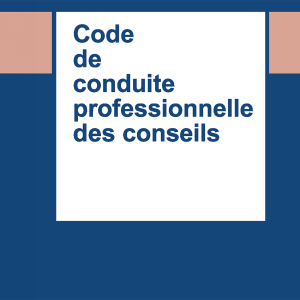 Code de conduite professionnelle des conseils