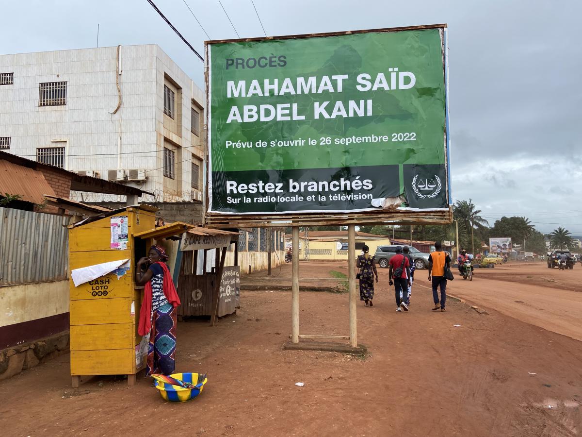 Billboards in Bangui