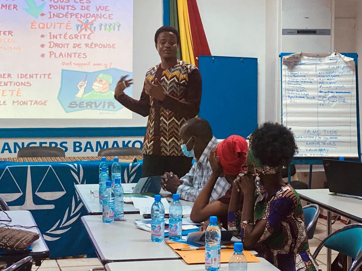 Journalists from Bamako