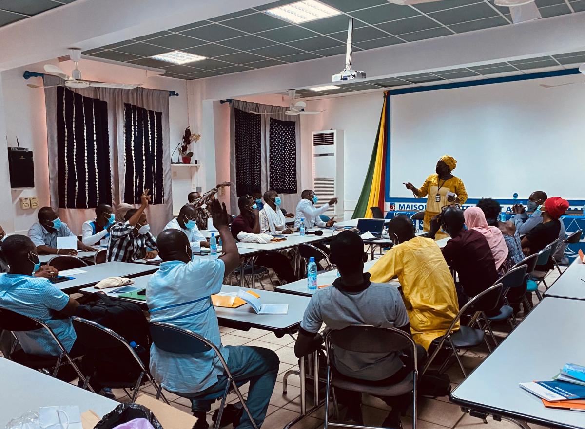 Journalists from Bamako