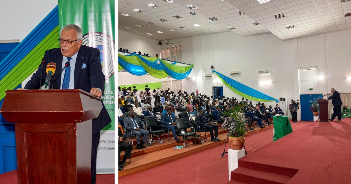 ICC President visits Ghana for keynote lecture and meets with the country’s highest authorities  