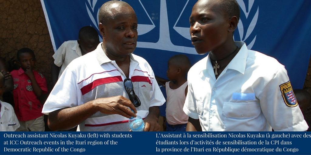 Bunia: “A Day at School with the ICC” campaign reaches over 900 students