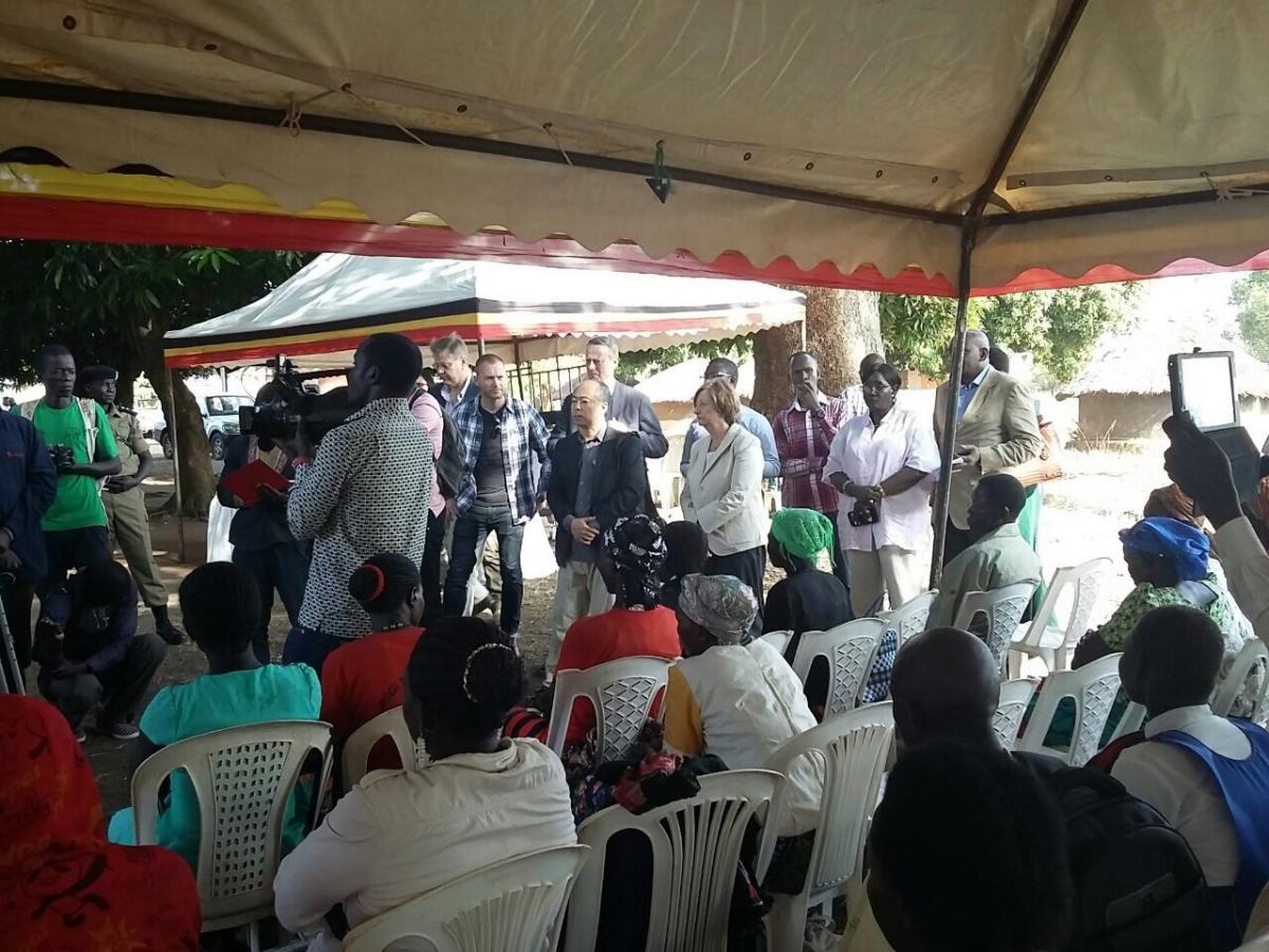 A President, a mosquito net and a journey on foot: The making of an outreach event