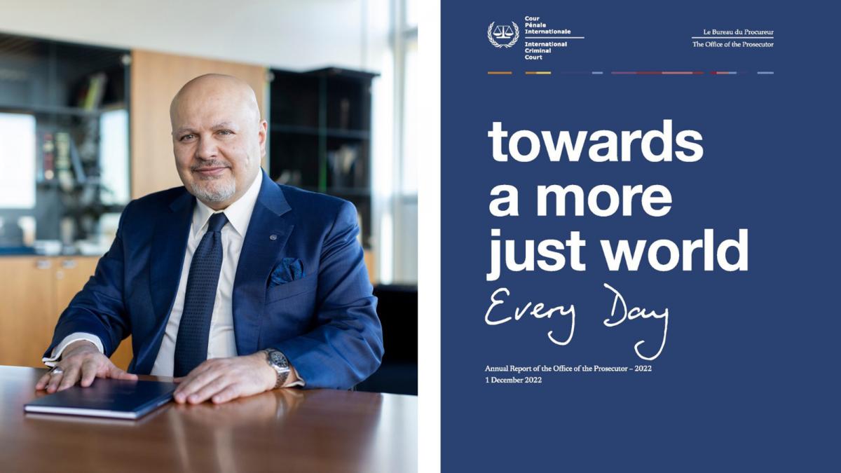 Prosecutor of the International Criminal Court (ICC) Karim A.A. Khan KC presents the Annual Report of the Office of the Prosecutor