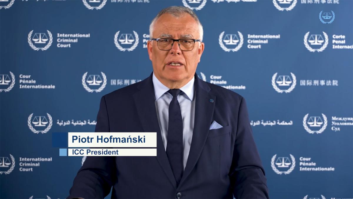 ICC President Judge Piotr Hofmański