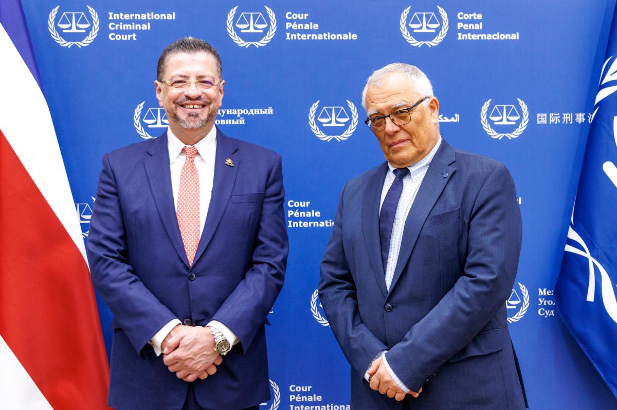 President of Costa Rica visits International Criminal Court