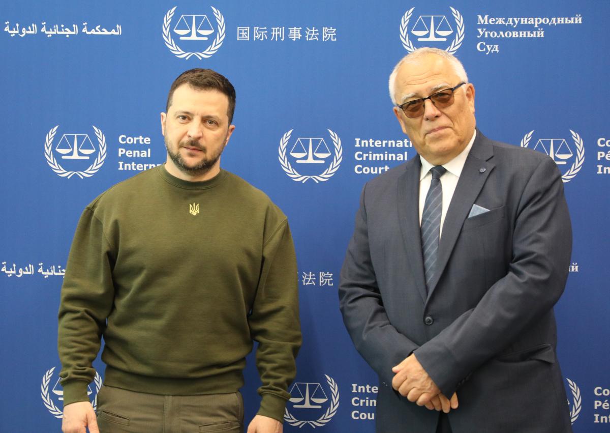 President of Ukraine visits International Criminal Court