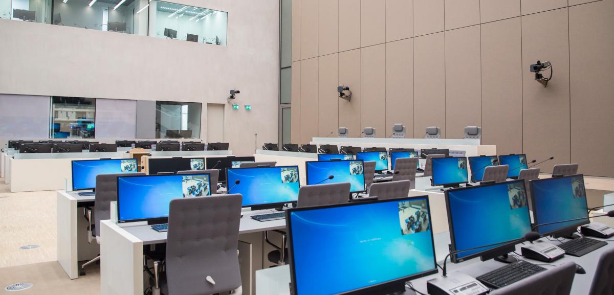 ICC Permanent Premises - courtroom