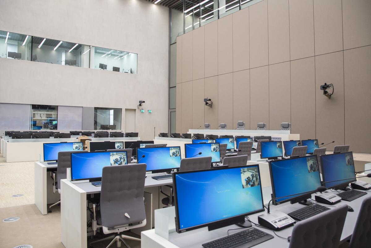 ICC Permanent Premises - courtroom