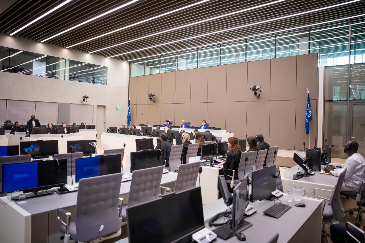 ICC Pre-Trial Chamber II during the confirmation of charges hearing at the seat of the Court in The Hague (The Netherlands) on 22-24 August 2023 ©ICC-CPI