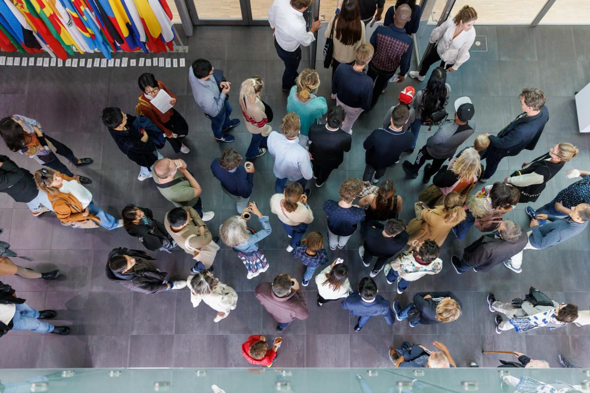 Visitors of the ICC headquarters in The Hague (Netherlands), on The Hague’s Just Peace Open Day on Sunday, 24 September 2023 © ICC-CPI