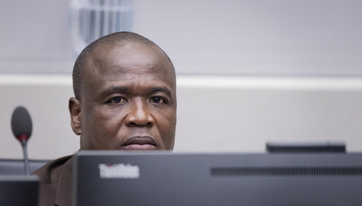 Mr Dominic Ongwen during the hearing held on 15 December 2022 by the ICC Appeals Chamber ©ICC-CPI