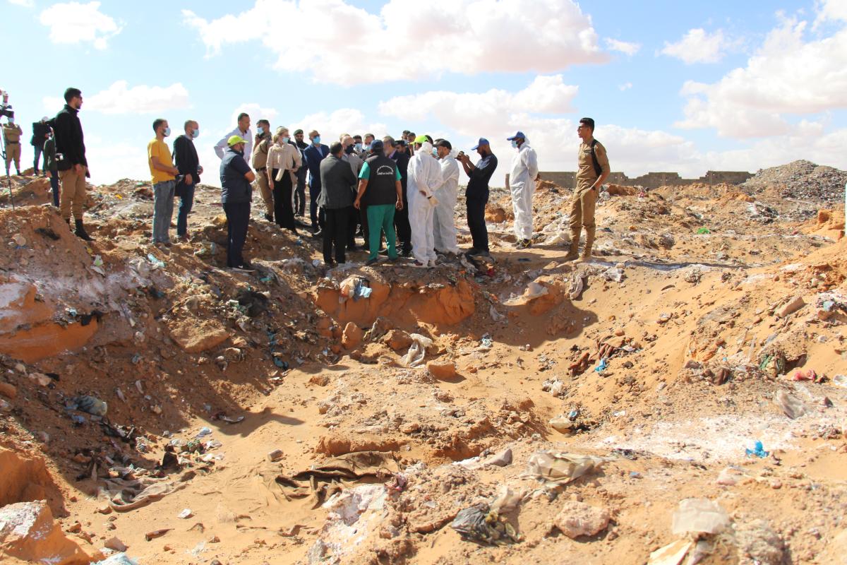ICC Prosecutor Karim A.A. Khan KC and the Office of the Prosecutor’s Libya team visited Tarhunah, Libya in November 2022.