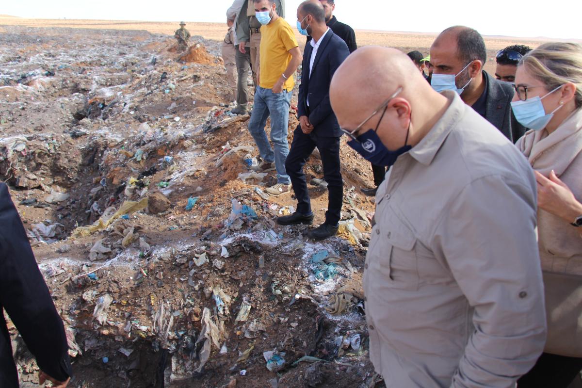 ICC Prosecutor Karim A. A. Khan K.C. visited mass graves and locations of alleged crimes in Tarhunah, Libya in November 2022.