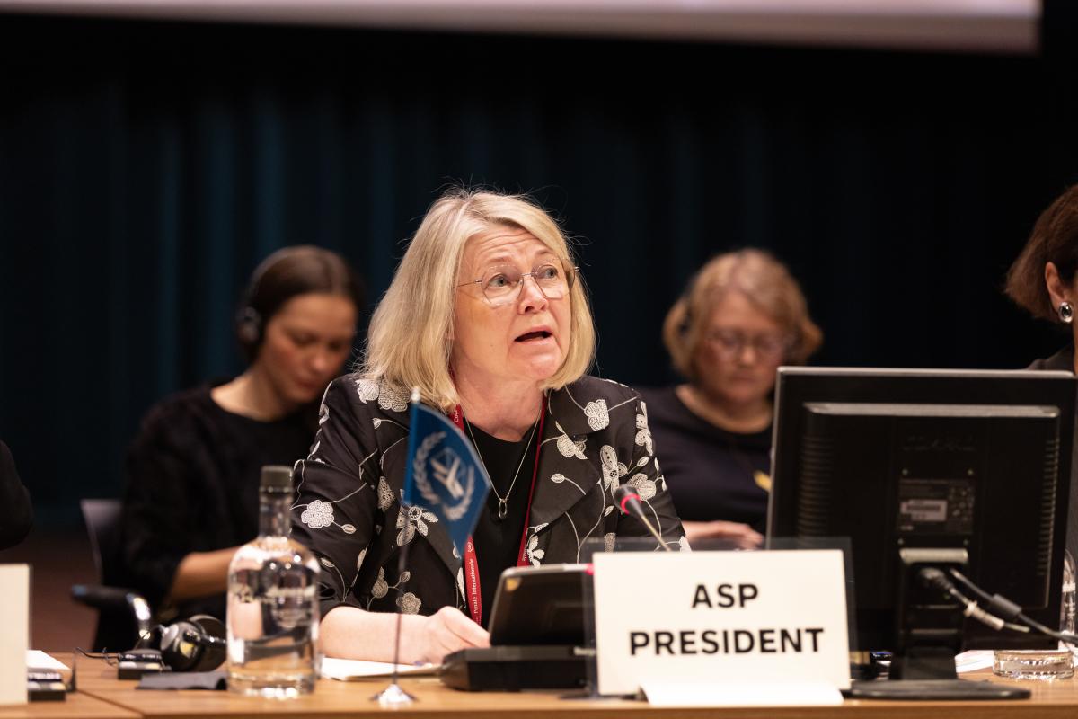H.E. Päivi Kaukoranta, President of the Assembly of States Parties for 2023-2026