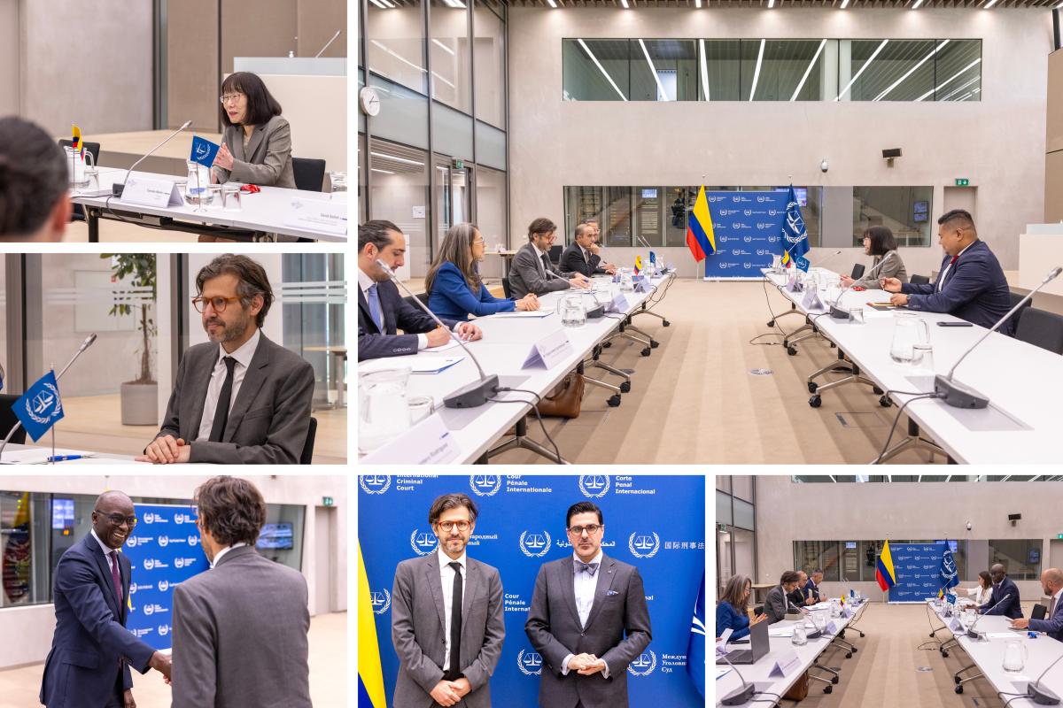 Building support: Colombia’s Vice Minister of Multilateral Affairs Mauricio Jaramillo visits ICC