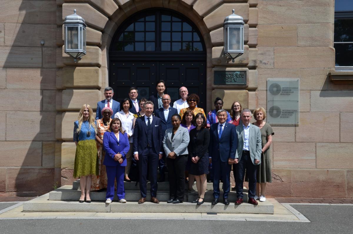 ICC judges visit Flossenbürg Concentration Camp Memorial and hold annual retreat held at International Nuremberg Principles Academy 