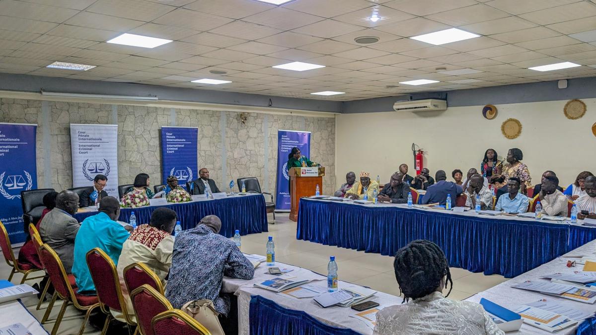 President Tomoko Akane and Second Vice-President Alapini-Gansou met with stakeholders and members of the affected communities in Uganda and the DRC ©ICC-CPI