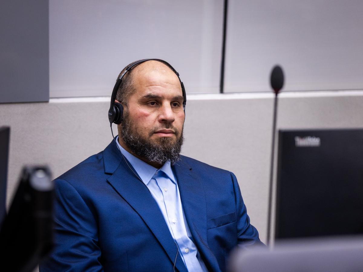 Khaled Mohamed Ali El Hishri appearing for the first time before the ICC judges on 3 December 2025 ©ICC-CPI