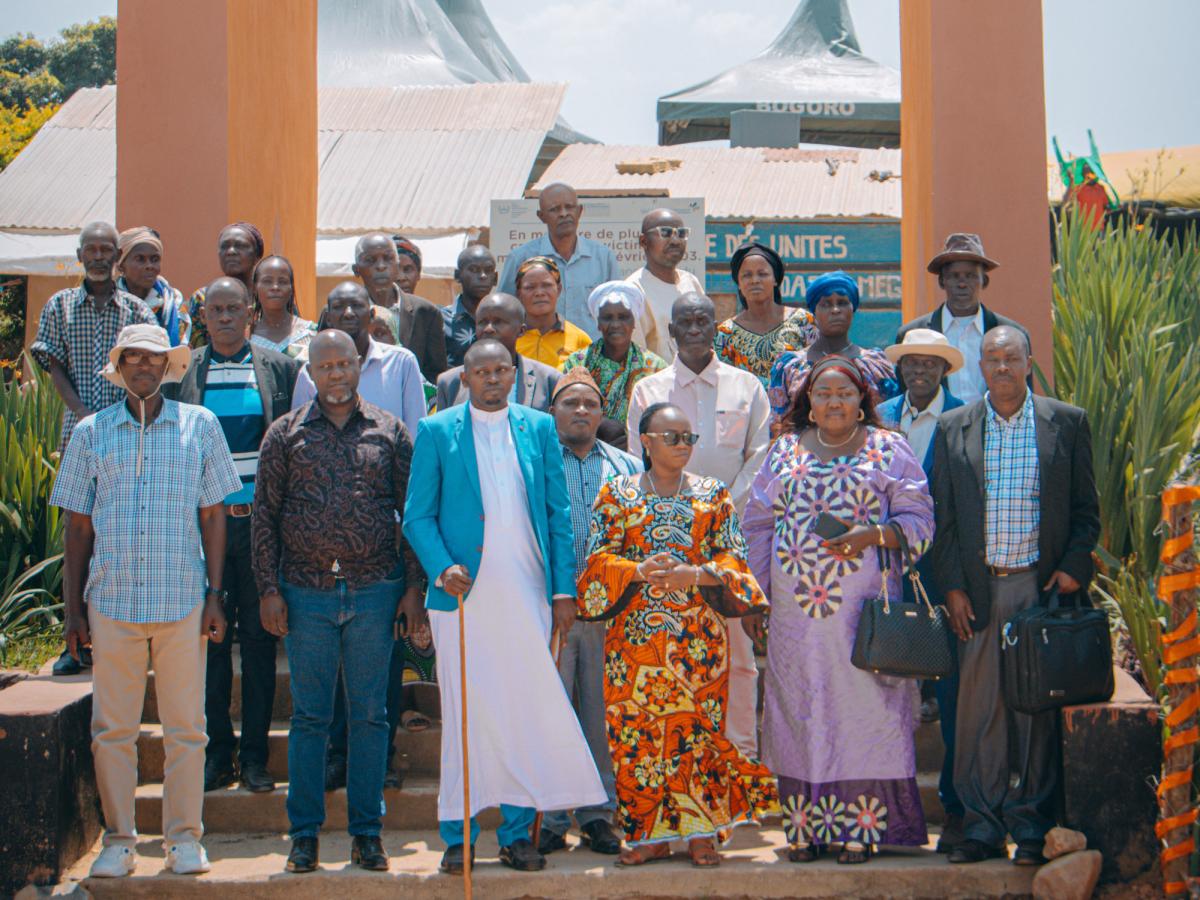 The ceremony was attended by victims, community leaders, government representatives, civil society organisations, and members of the media.