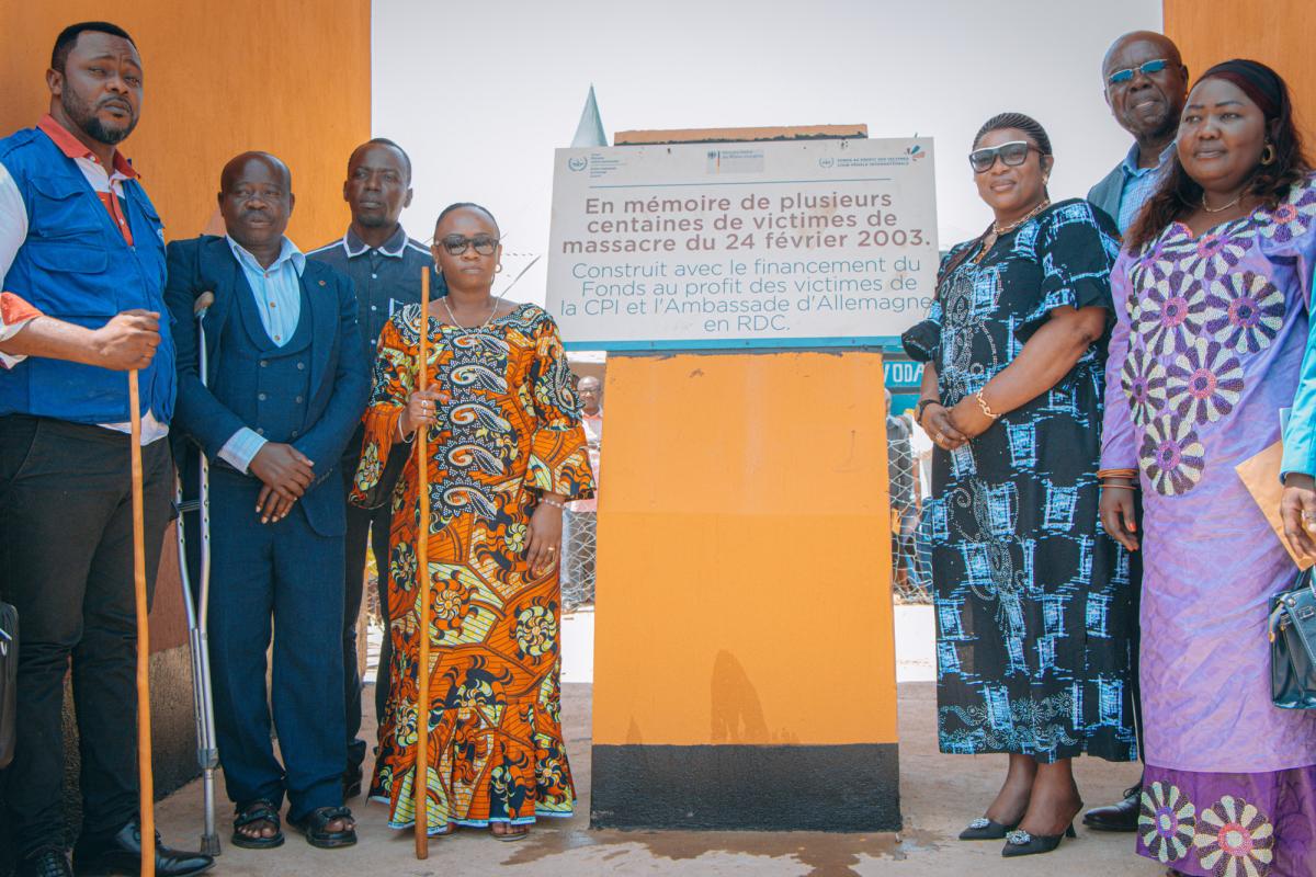 Members of the local community participating in the Inauguration of the Bogoro Memorial, Bogoro, Ituri, DRC, 24 February 2026.
