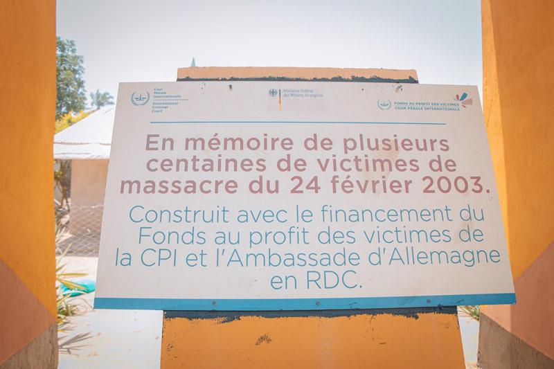 Symbolic Monument for Victims of War Crimes in Bogoro: A beam of hope and peace in the Eastern DRC