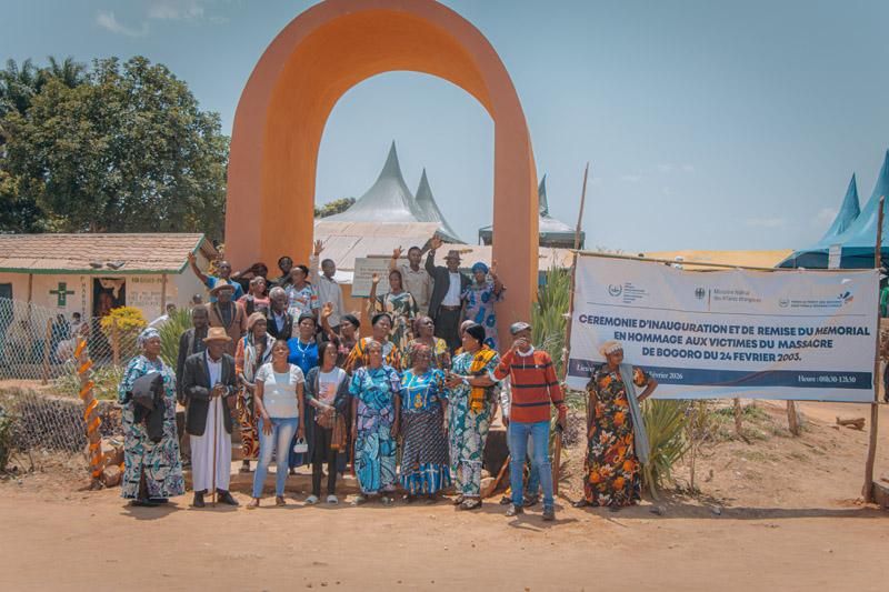 Symbolic Monument for Victims of War Crimes in Bogoro: A beam of hope and peace in the Eastern DRC