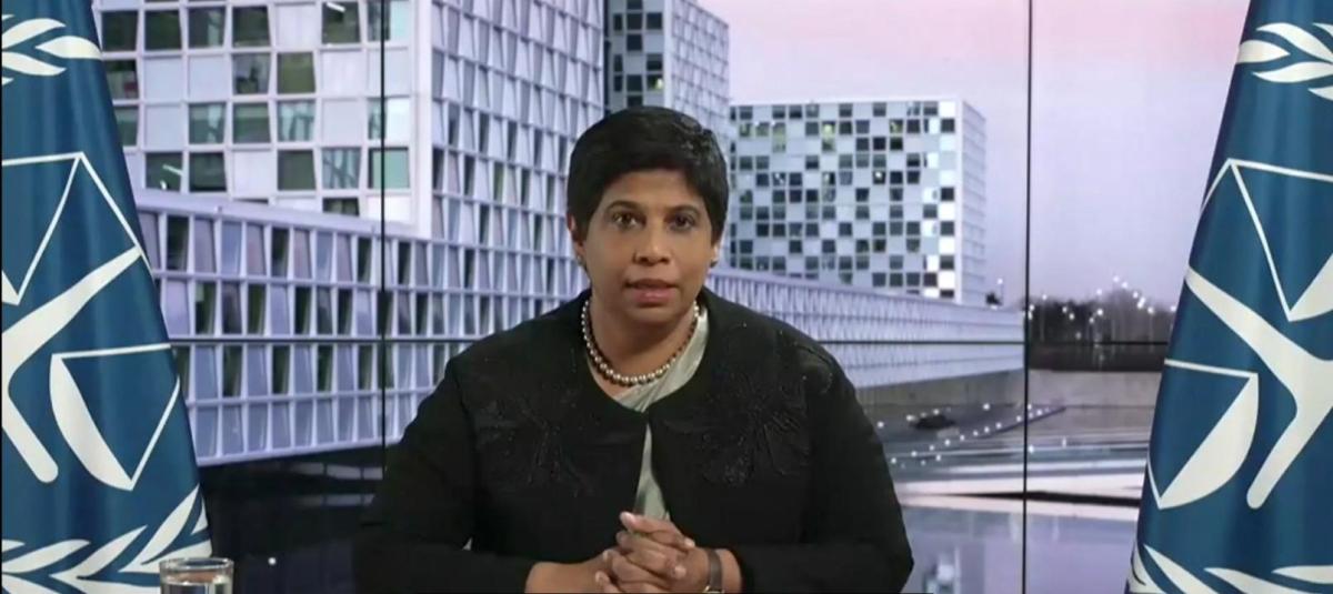 ICC Deputy Prosecutor Nazhat Shameem Khan briefs the UN Security Council 