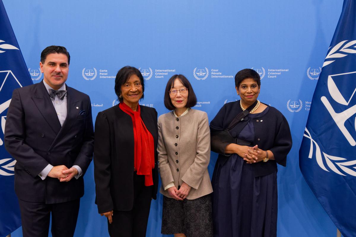 Nobel Peace Prize laureate Navi Pillay visits International Criminal Court