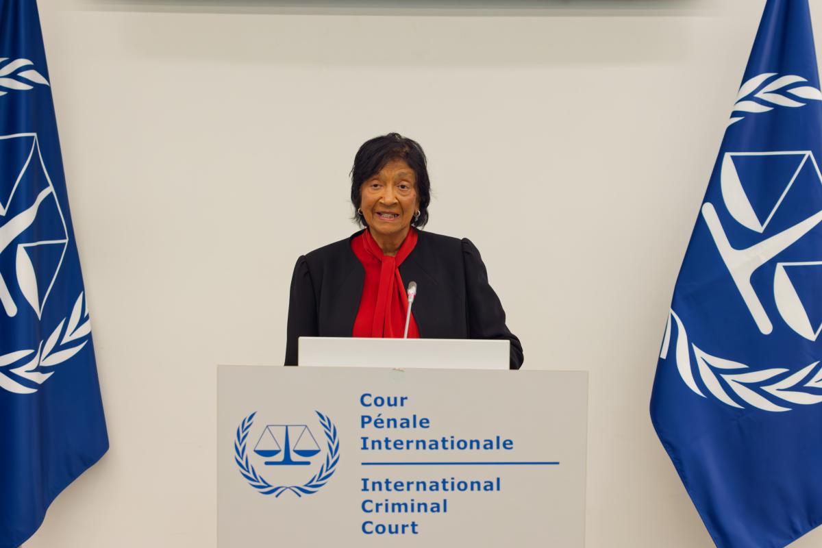 Nobel Peace Prize laureate Navi Pillay visits International Criminal Court