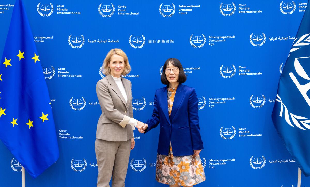 High Representative/Vice-President Kaja Kallas visits the International Criminal Court